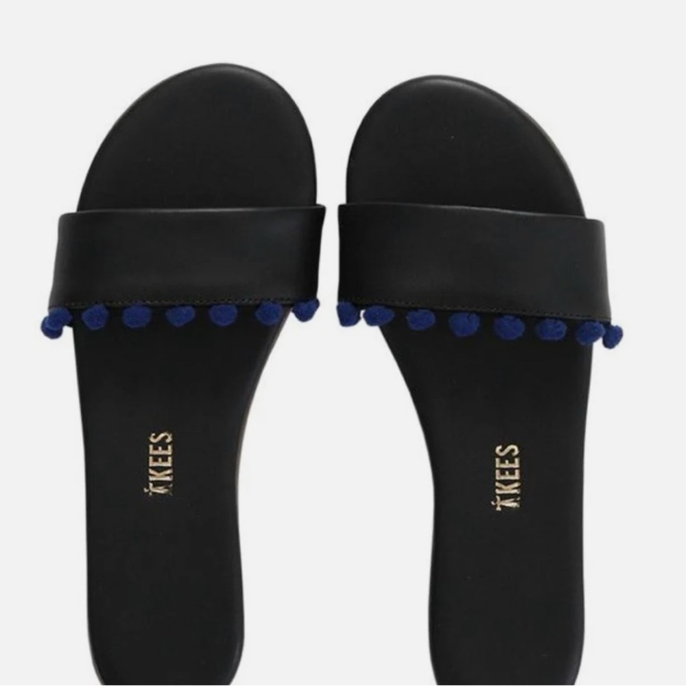 TKEES Women’s Alex Pom-Pom slide in Valentina